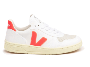 Zapatillas +V-10 CWL Hombre – White Orange Fluo