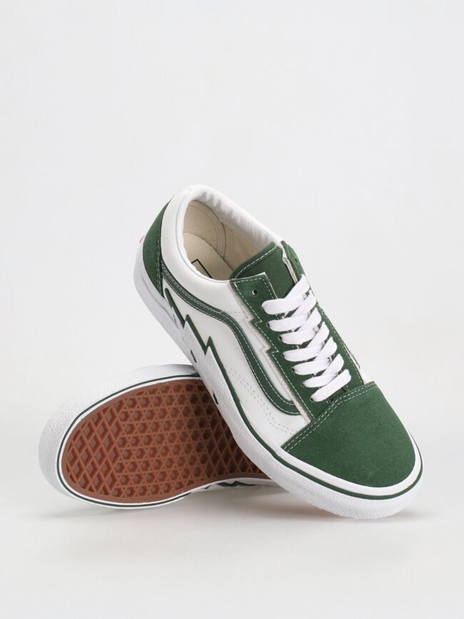 Zapatillas Old Skool Bolt 2-Tone Green/True White - Imagen 2