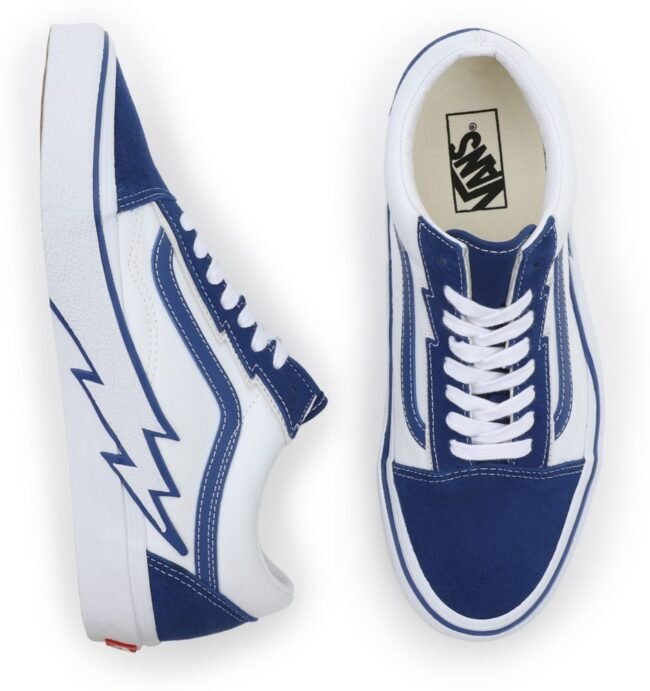 Zapatillas Old Skool Bolt 2-Tone Navy/True White - Imagen 2